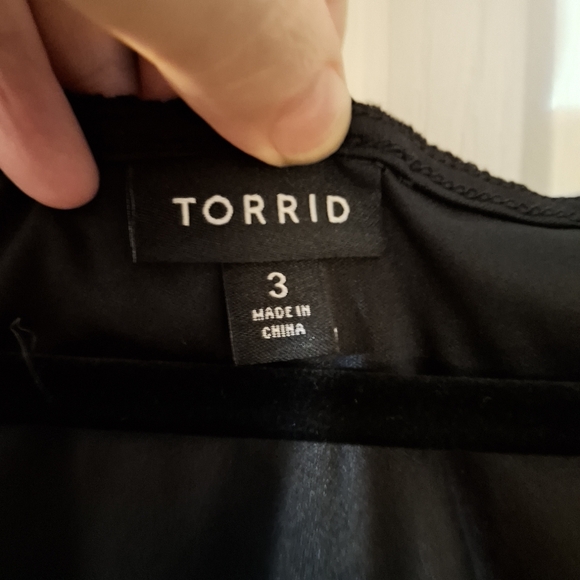 Stretch V Neck Ruffle Babydoll - Picture 4 of 5